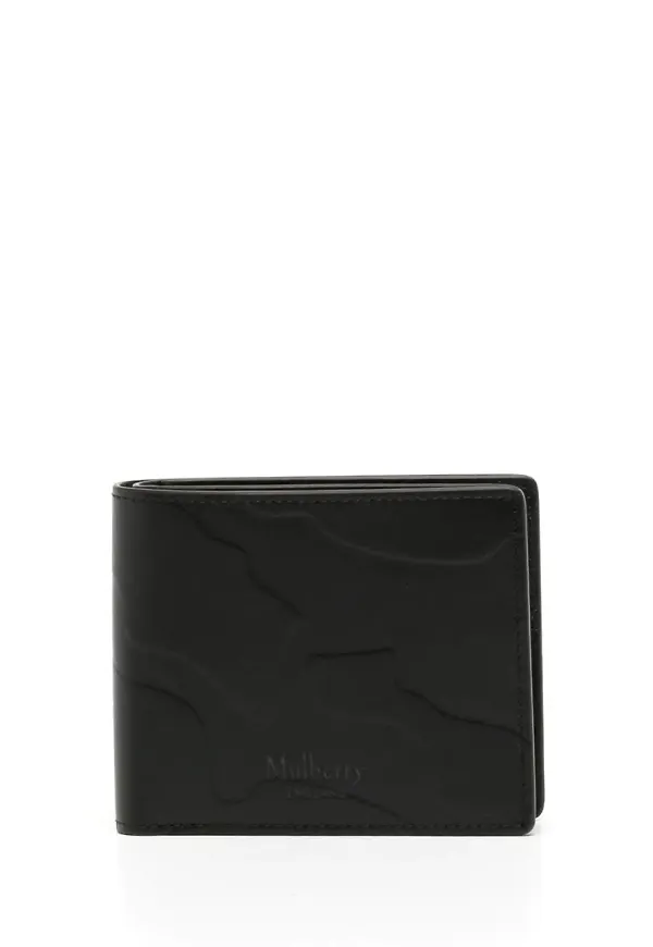 Mulberry kamouflagemönstrad plånbok - Svart