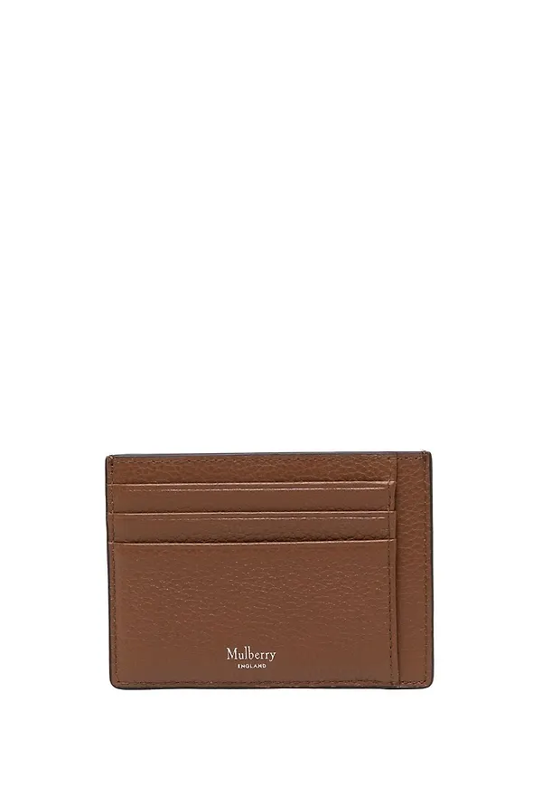 Mulberry kortfodral med logotyp - Brun