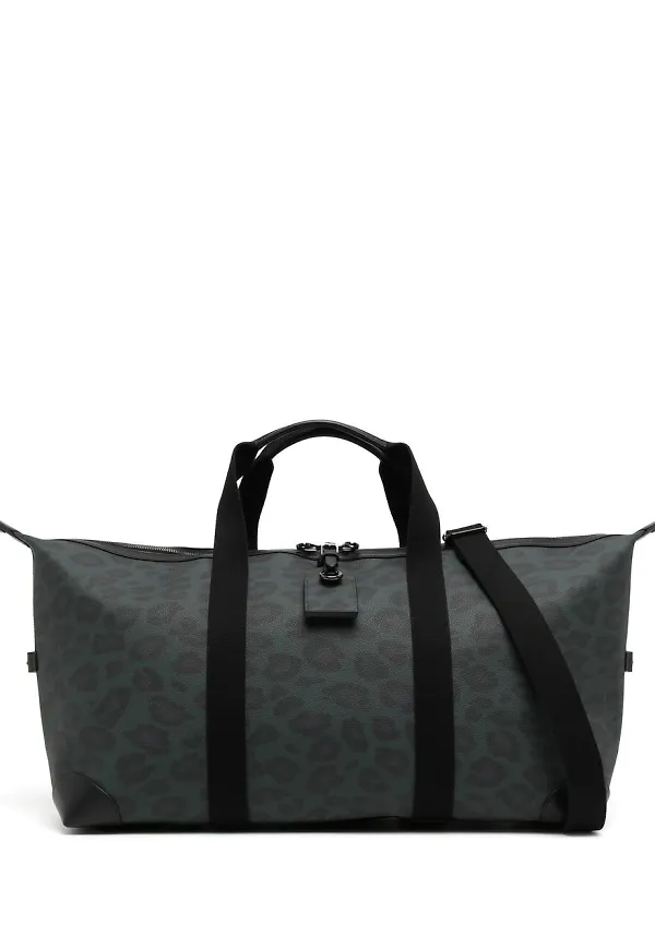 Mulberry leopardmönstrad resväska - Grön
