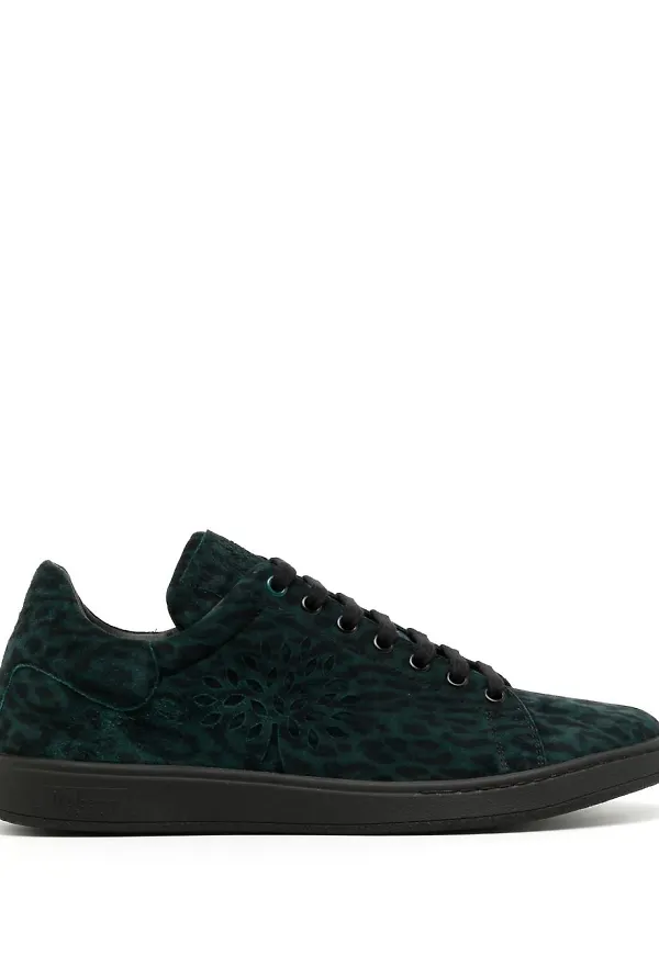 Mulberry leopardmönstrade sneakers - Grön