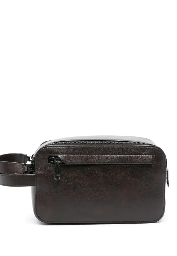 Mulberry necessär med dubbel dragkedja - Brun