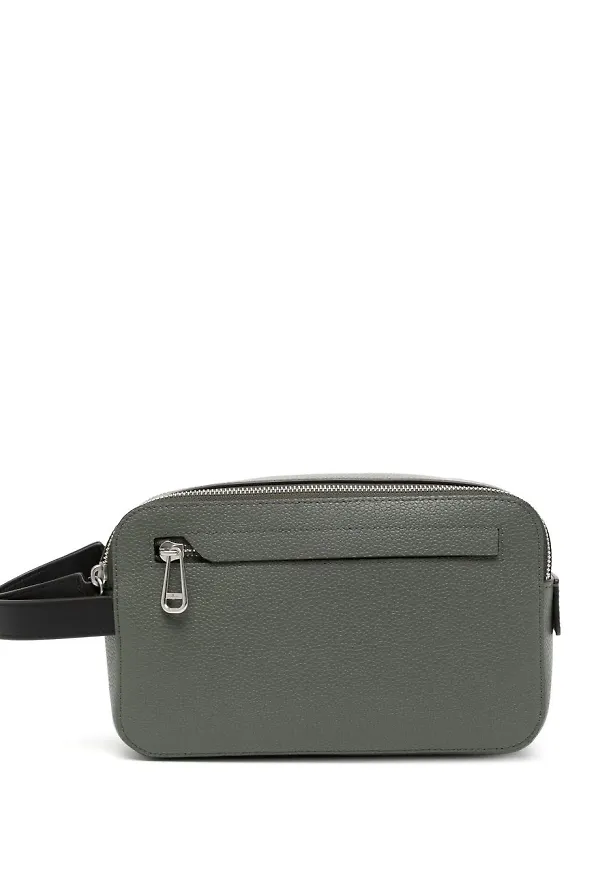 Mulberry necessär med dubbla dragkedjor - Grön