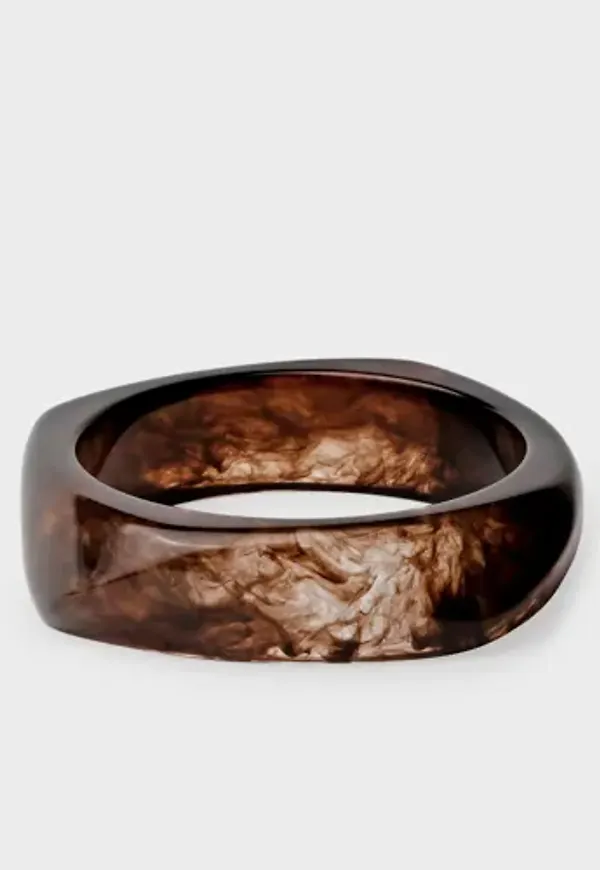 Muli Collection - Brun - Resin Bangle Bracelet