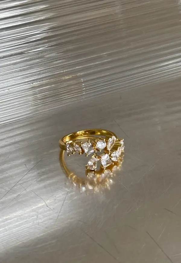 Muli Collection - Guld - Adjustable Lithe Ring