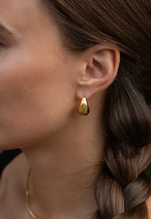 Muli Collection - Guld - Midi drop Earring