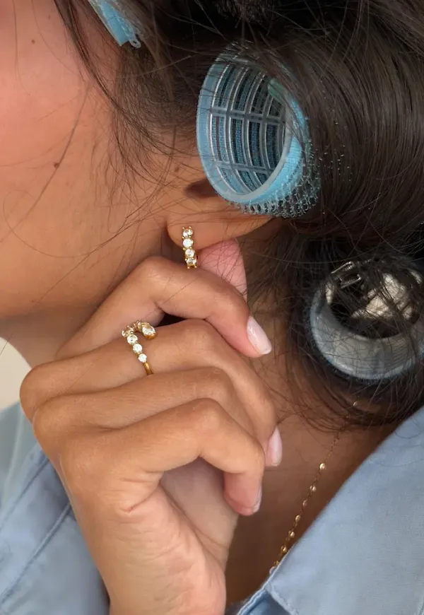 Muli Collection - Guld - Ora Huggie - 3mm