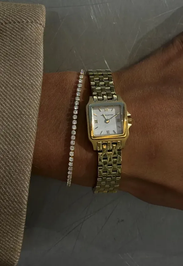 Muli Collection - Guld - Thin Tennis Bracelet