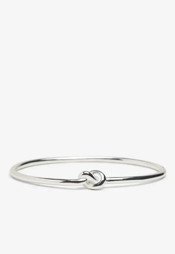 Muli Collection - Silver - Knot Bangle Bracelet