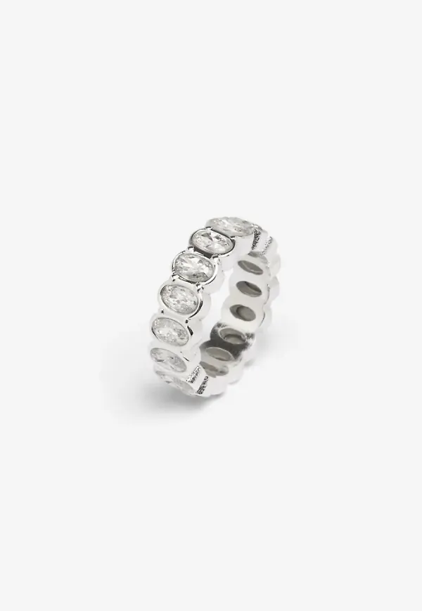 Muli Collection - Silver - Oval Cut Ring
