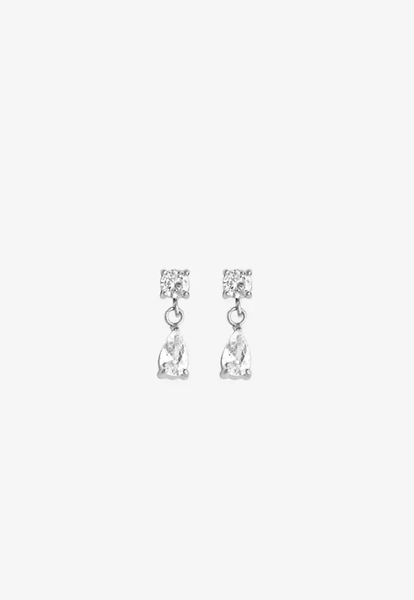 Muli Collection - Silver - Pear Stud