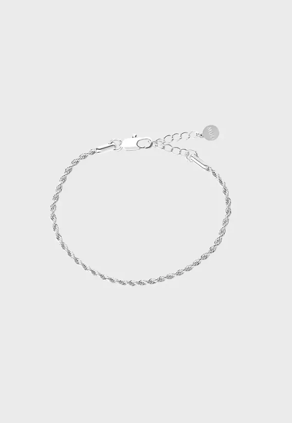 Muli Collection - Silver - Rope Chain Bracelet