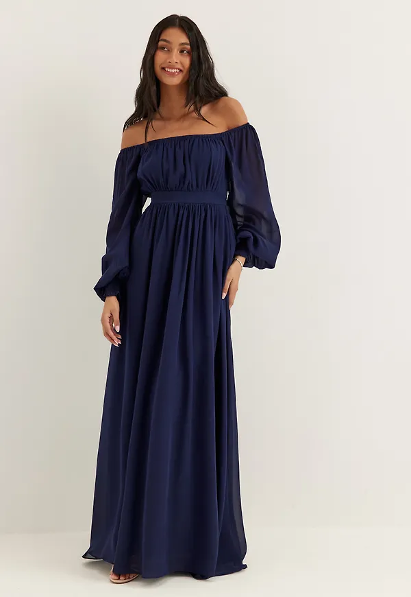 Multi Way Chiffon Maxi Dress