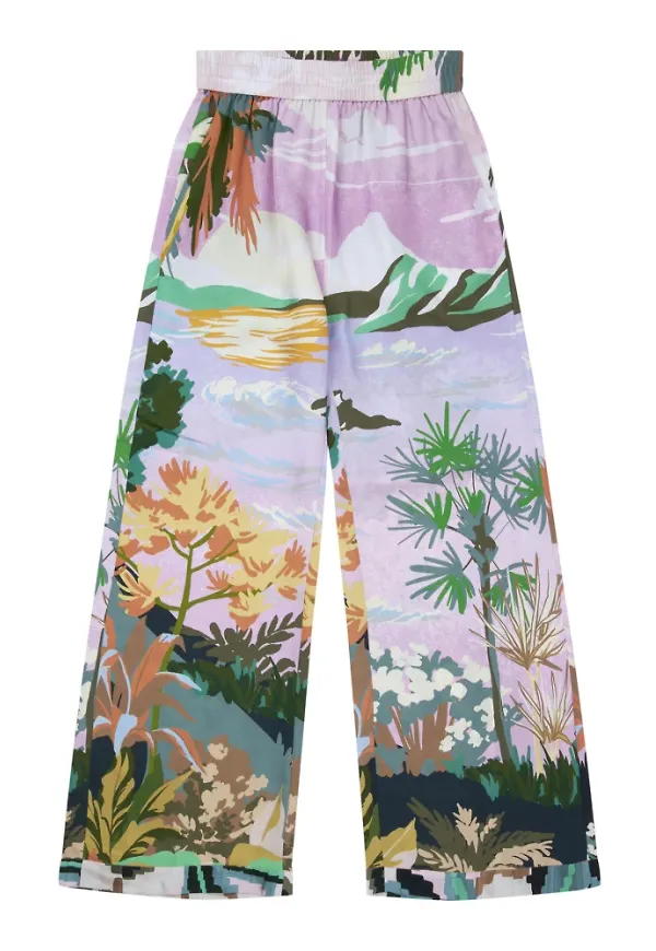 Munthe Wide Trousers Rosa, Dam