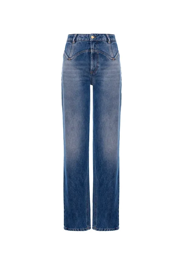 MURMUR Outline jeans - Blå