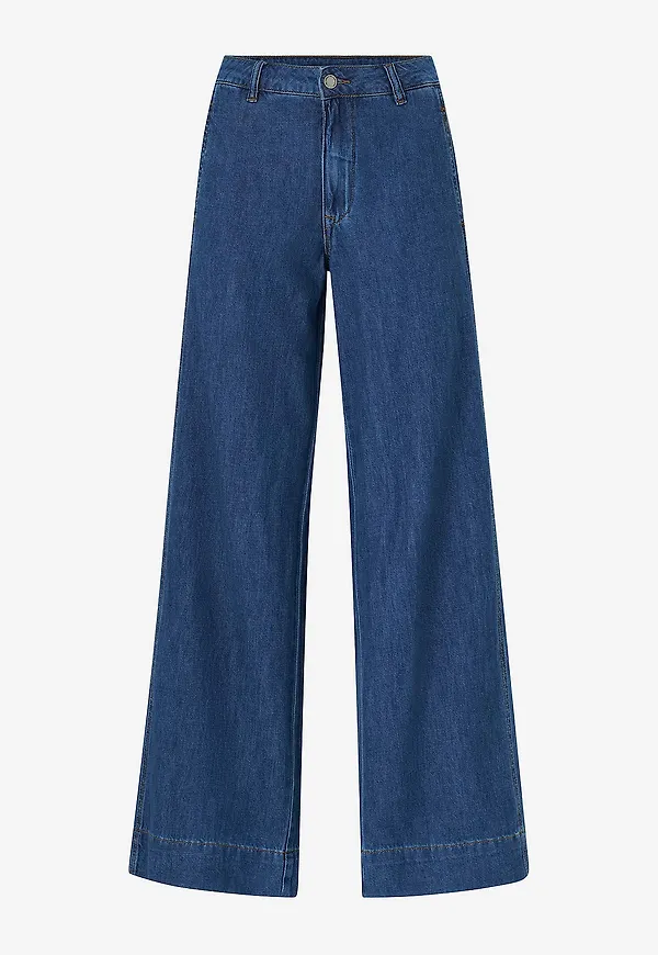 My Essential Wardrobe - Jeans HilmaMW 171 Wide Pant - Blå
