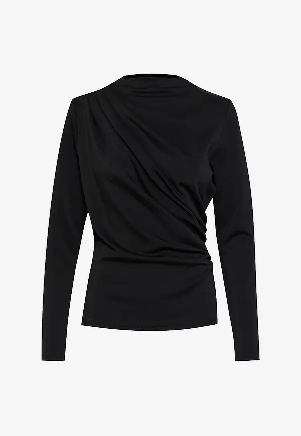 My Essential Wardrobe - Topp HelleMW Blouse - Svart