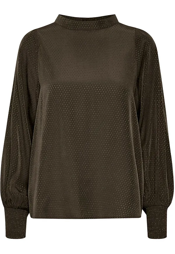 My Essential Wardrobe Blouse Brun, Dam