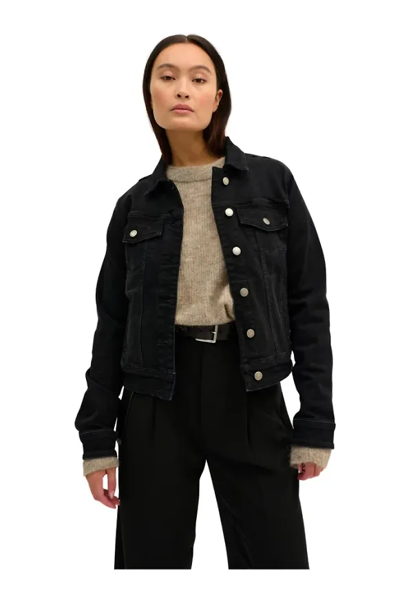 My Essential Wardrobe Denim Jackets Svart, Dam