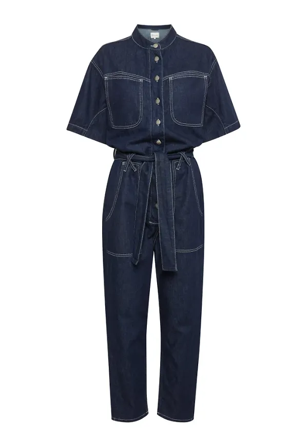 My Essential Wardrobe Jumpsuits Blå, Dam