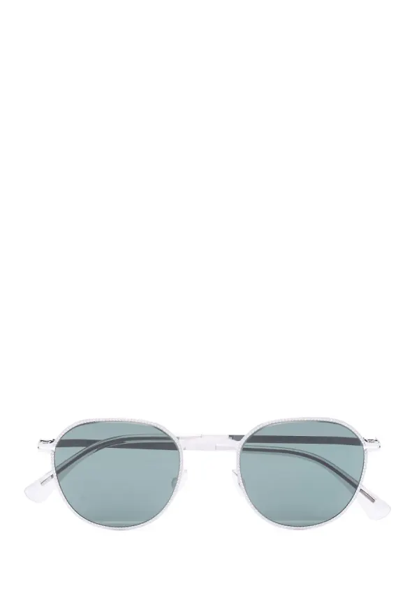 Mykita solglasögon med runda bågar - Silverfärgad