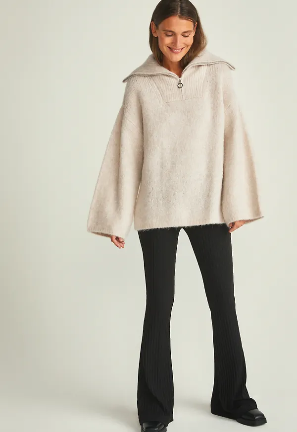 Mylene halfzip knit