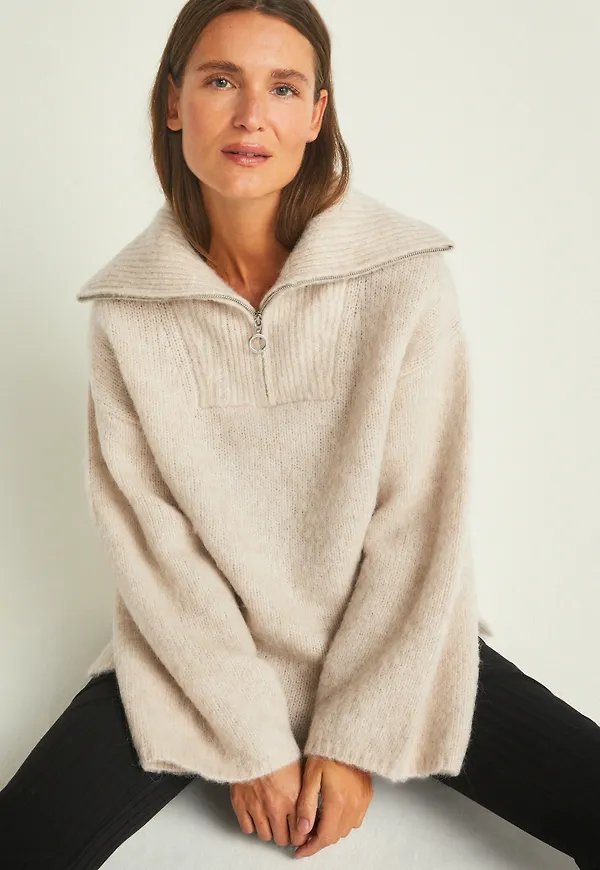 Mylene halfzip knit