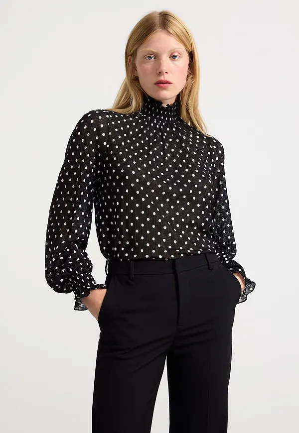 Mönstrad Blus