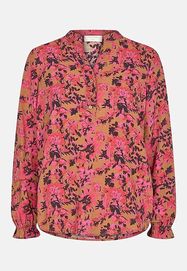 Mönstrad blus Adriane