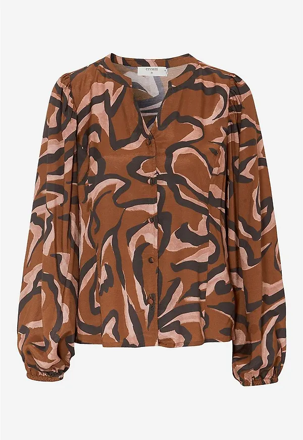 Mönstrad blus Batti shirt