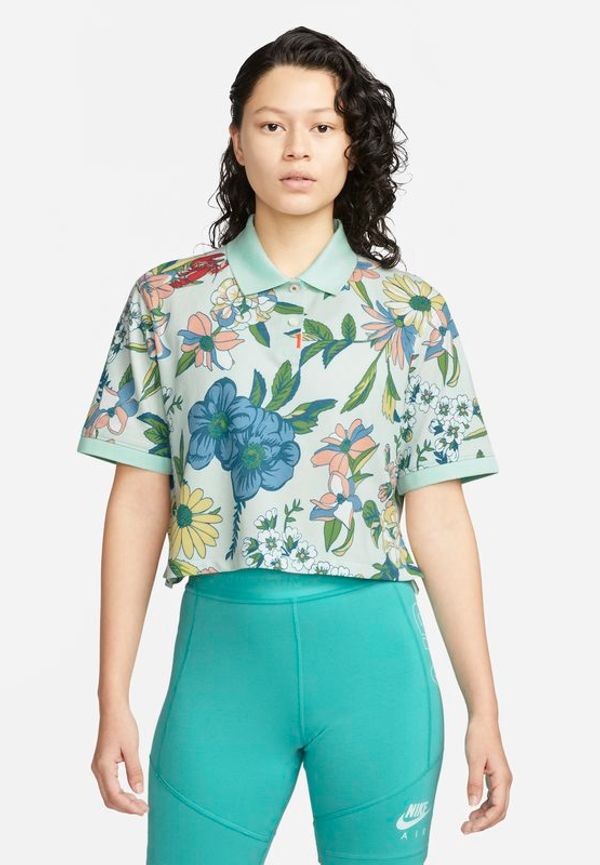 Mönstrad pikétröja The Nike Polo för kvinnor - Grön