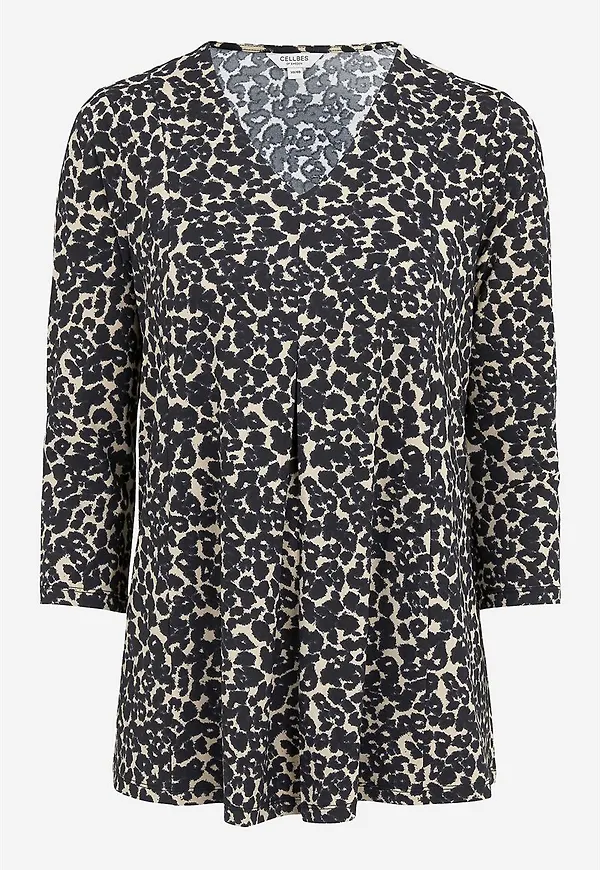 Mönstrad trikåtunika Milly