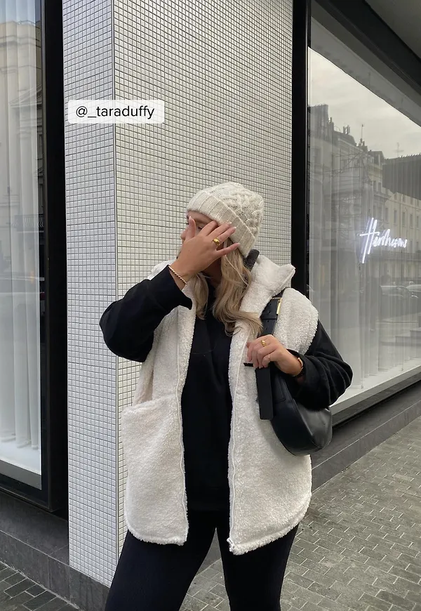 NA-KD Accessories Beanie - Offwhite