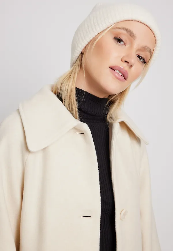 NA-KD Accessories Beanie - Offwhite