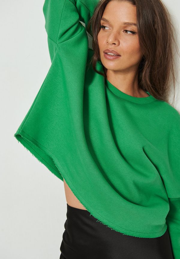 NA-KD Basic Ekologisk Baströja - Green