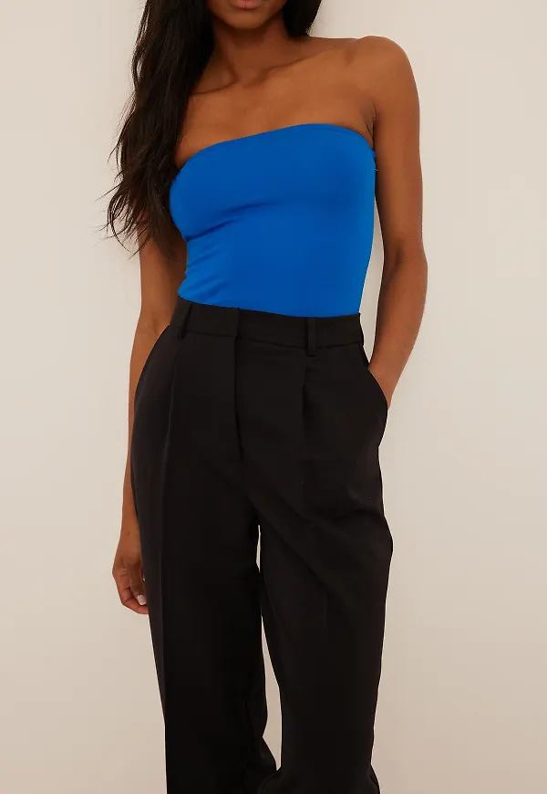 NA-KD Basic Tub-topp - Blue
