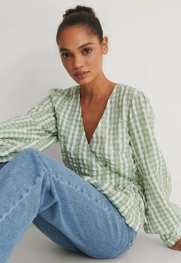 NA-KD Blus - Green
