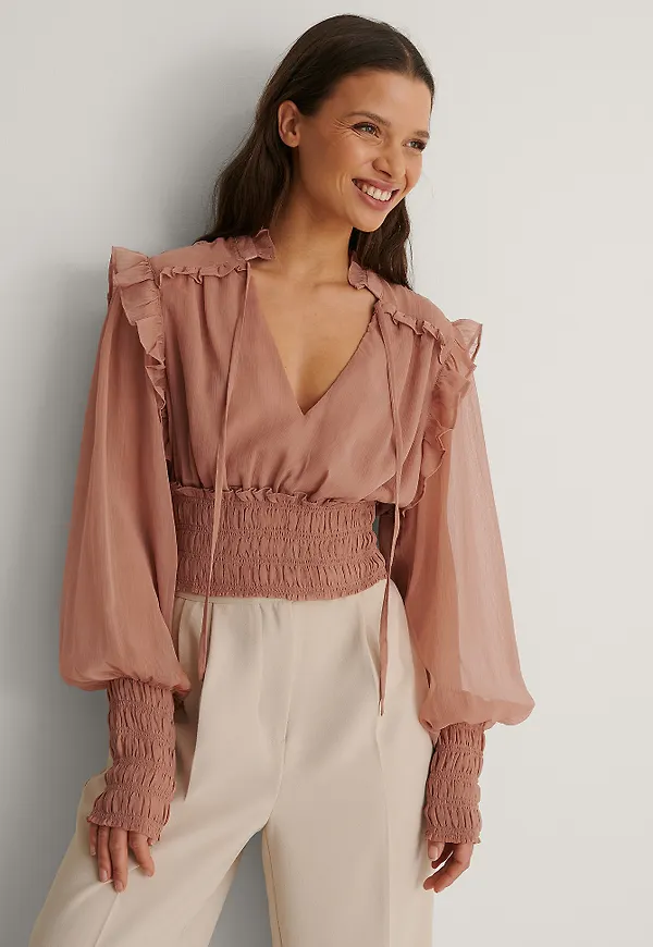 NA-KD Blus - Pink
