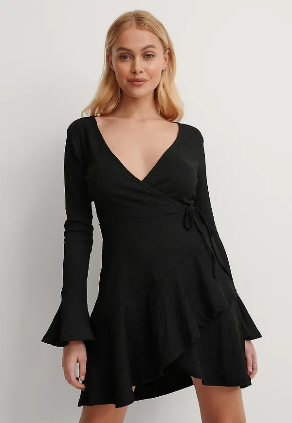 NA-KD Boho Klänning - Black