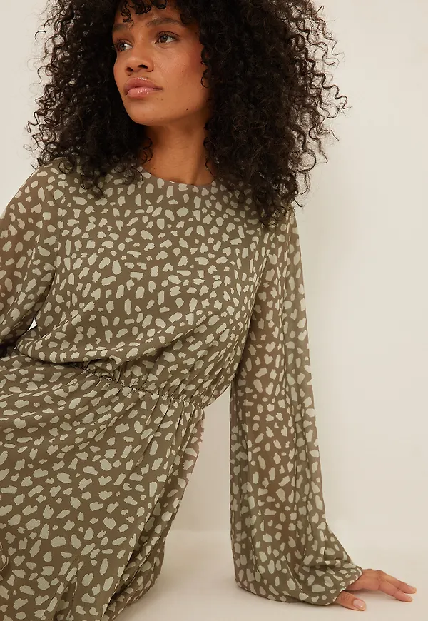 NA-KD Boho Miniklänning - Dotted