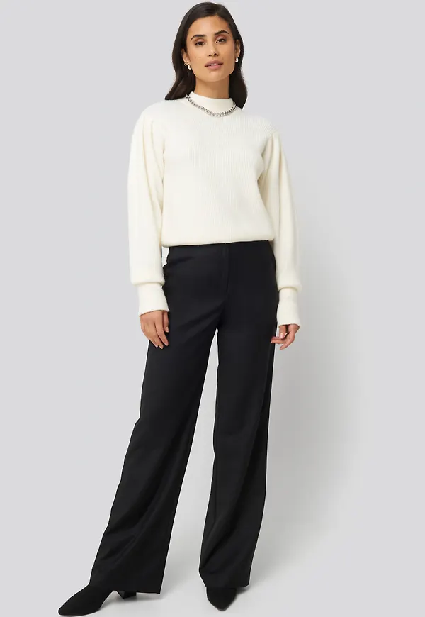 NA-KD by YOU Prague Pants - Black