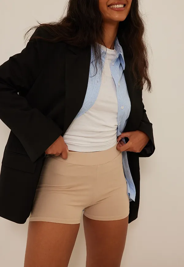 NA-KD Cykelshorts - Beige