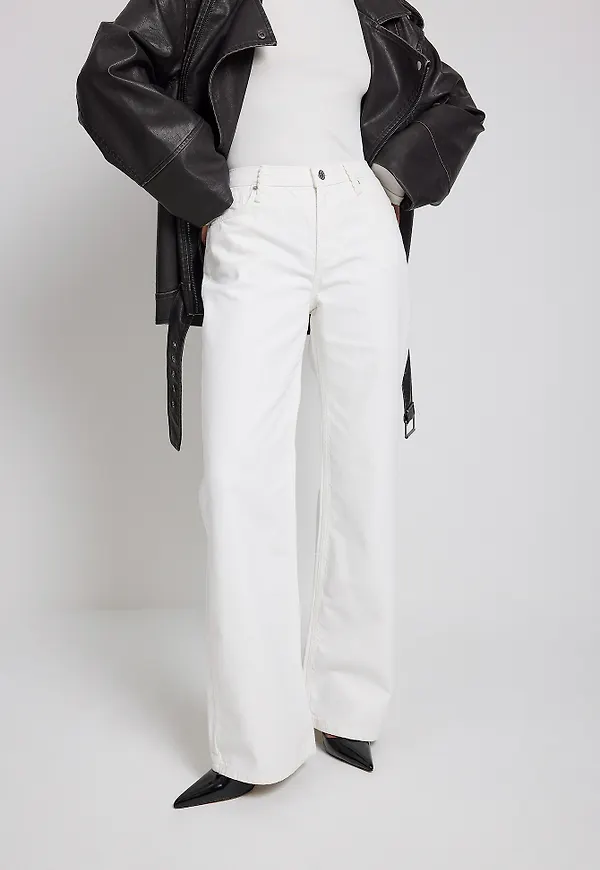 NA-KD Detaljerad denim - Offwhite