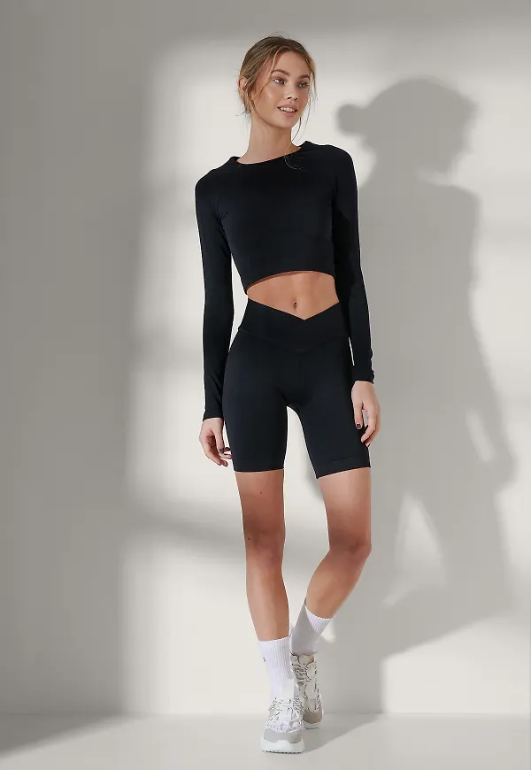 NA-KD Flow Cykelshorts - Black
