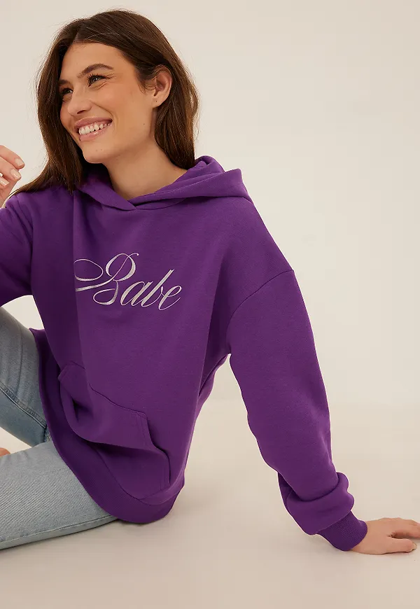 NA-KD Hoodie - Purple