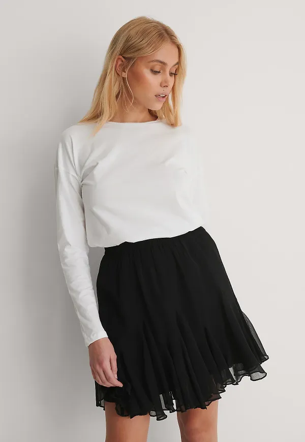 NA-KD Minikjol - Black