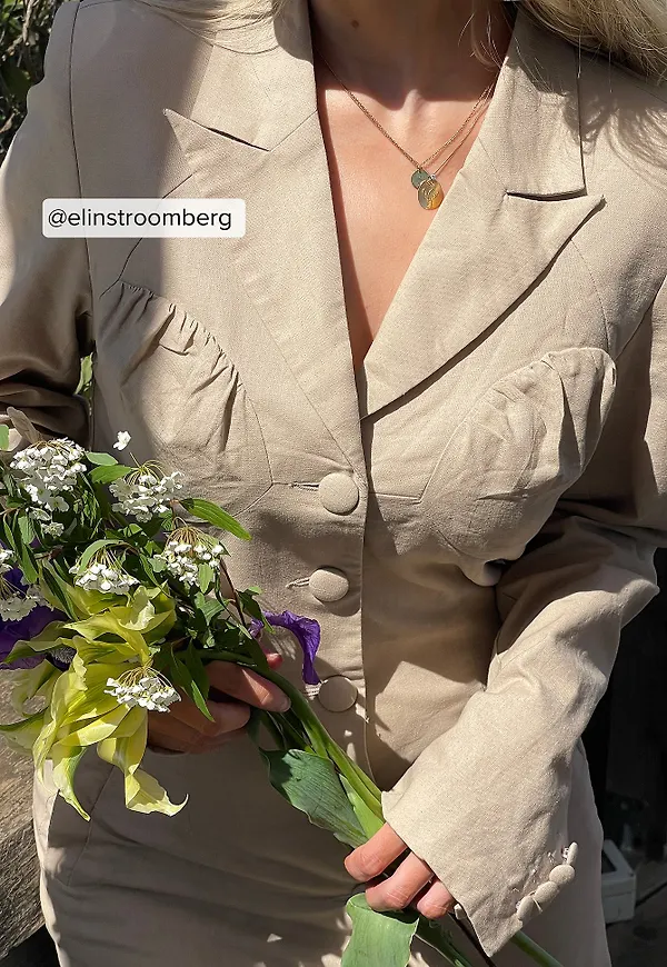 NA-KD Miniklänning - Beige