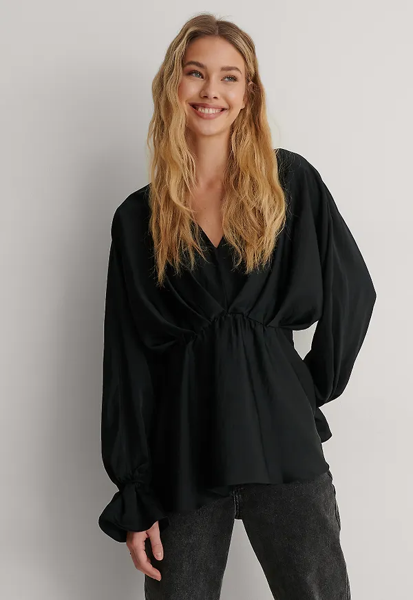 NA-KD Party Blus - Black