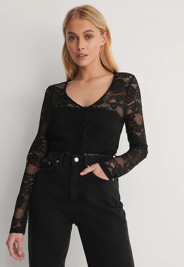 NA-KD Party Bluscardigan - Black