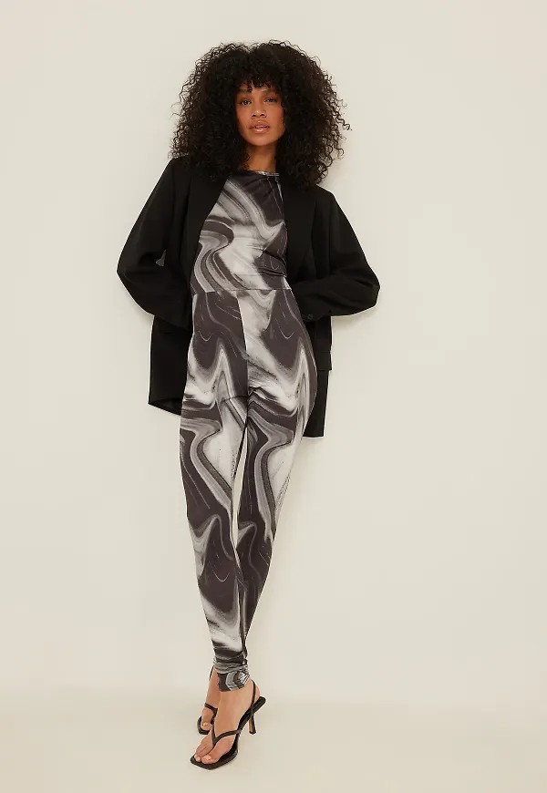 NA-KD Party Jumpsuit - Grey