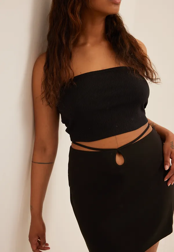 NA-KD Party Minikjol - Black
